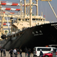 Japan’s Nisshin Maru whaling ship docked at a Tokyo pier. Image: AP Photo/Itsuo Inouye